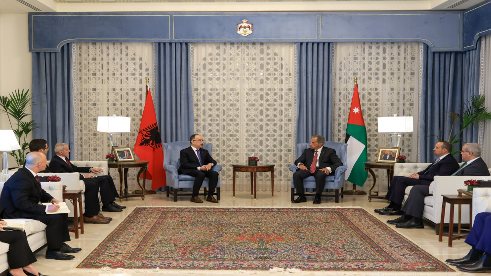 حسان وبيجاج يبحثان تعزيز العلاقات الثنائية بين الأردن وألبانيا