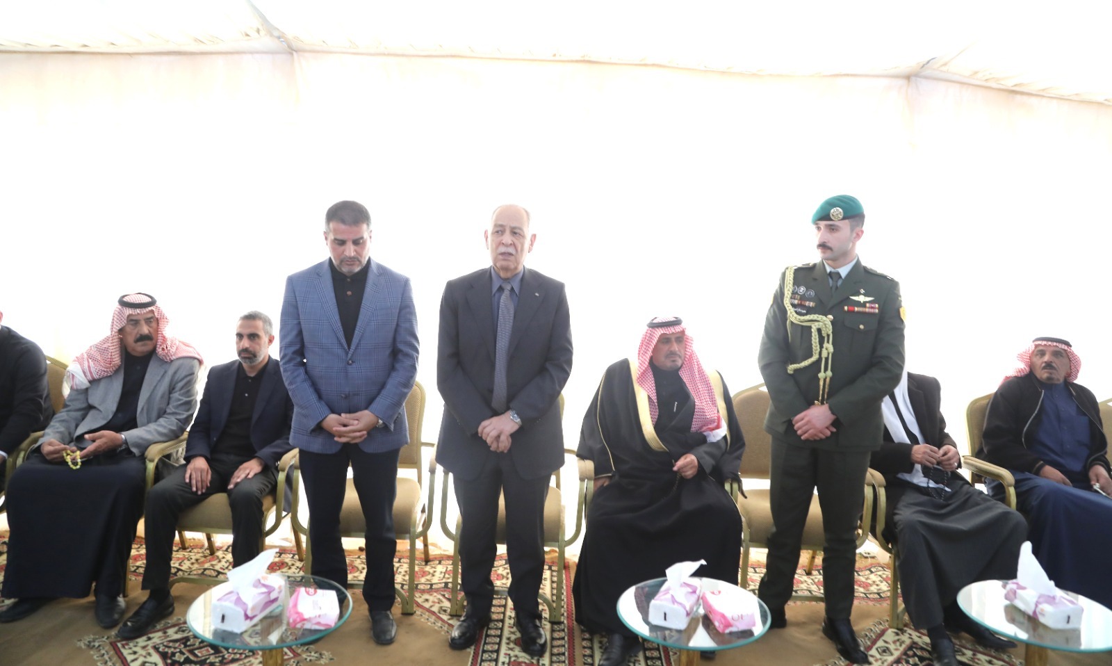 مندوبا عن الملك وولي العهد…العيسوي يعزي العدوان والأحمد