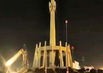 إزالة دوار التطبيقية في شفا بدران واستبداله إشارات ضوئية