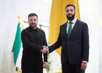 الرئيس السوري يستقبل زيلينسكي في قصر الشعب