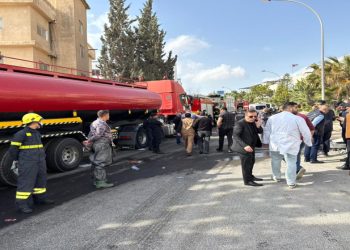 14 إصابة جراء حريق في مدينة الحسن الصناعية بالرمثا