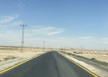 الأشغال تنهي مشروع تأهيل طريق مدخل أم الرصاص قبل موعده المحدد