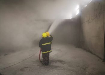 إصابات جراء حريق في مدينة الحسن الصناعية في الرمثا