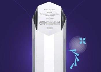 زين الأردن تحصل على جائزة أفضل شركة اتصالات ضمن جوائز Global Business Outlook Awards العالمية