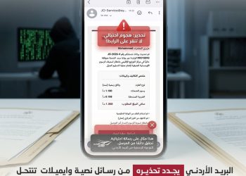 البريد الأردني يجدد تحذيره من رسائل نصية وايميلات هدفها الاحتيال الإلكتروني