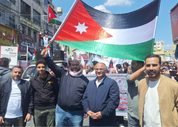 القدس خط أحمر .. مسيرات شعبية في عمّان تؤيد مواقف الملك