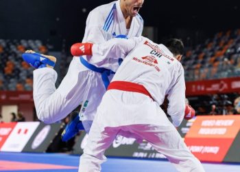محمد الجعفري يُتوج بالميدالية الذهبية في الدوري العالمي للكراتيه