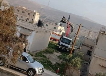 سقوط بقايا صاروخ على منزل في لواء الهاشمية