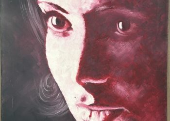 أحمد حلمي يكشف عن لوحة لمنى زكي رسمها قبل 27 عاماً