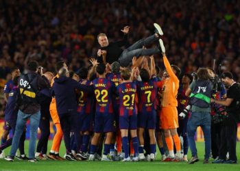 برشلونة بطلا للدوري الإسباني بعد فوزه على ريال مدريد