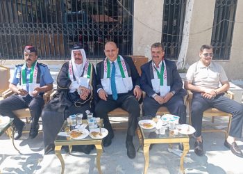 “بمناسبة الاستقلال الثمانين وبدعوة من رئيس مجلس إدارة شركة التكسي المميز البدادوة يرعى مسيرة وطنية فنية وإعلامية جابت شوارع العاصمة”