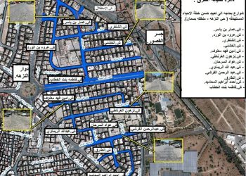 الأمانة: أعمال قشط وتعبيد في منطقتي بسمان  وخريبة السوق يوم غد