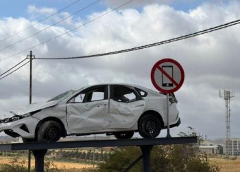 السير تطلق ثاني مركبة محطمة على طريق إربد