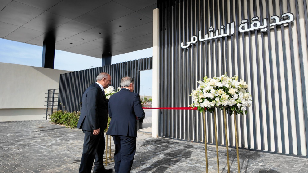 حسان يفتتح حديقة النشامى في مرج الحمام بمرافق رياضية ومساحات خضراء