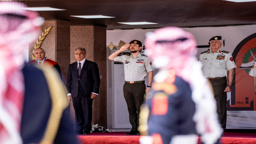 ولي العهد يرعى حفل تخريج الفوج الـ34 من الجناح العسكري بمؤتة