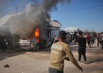 ثلاثة شهداء وجرحى في غارة إسرائيلية على نقطة أمنية غربي مدينة غزة