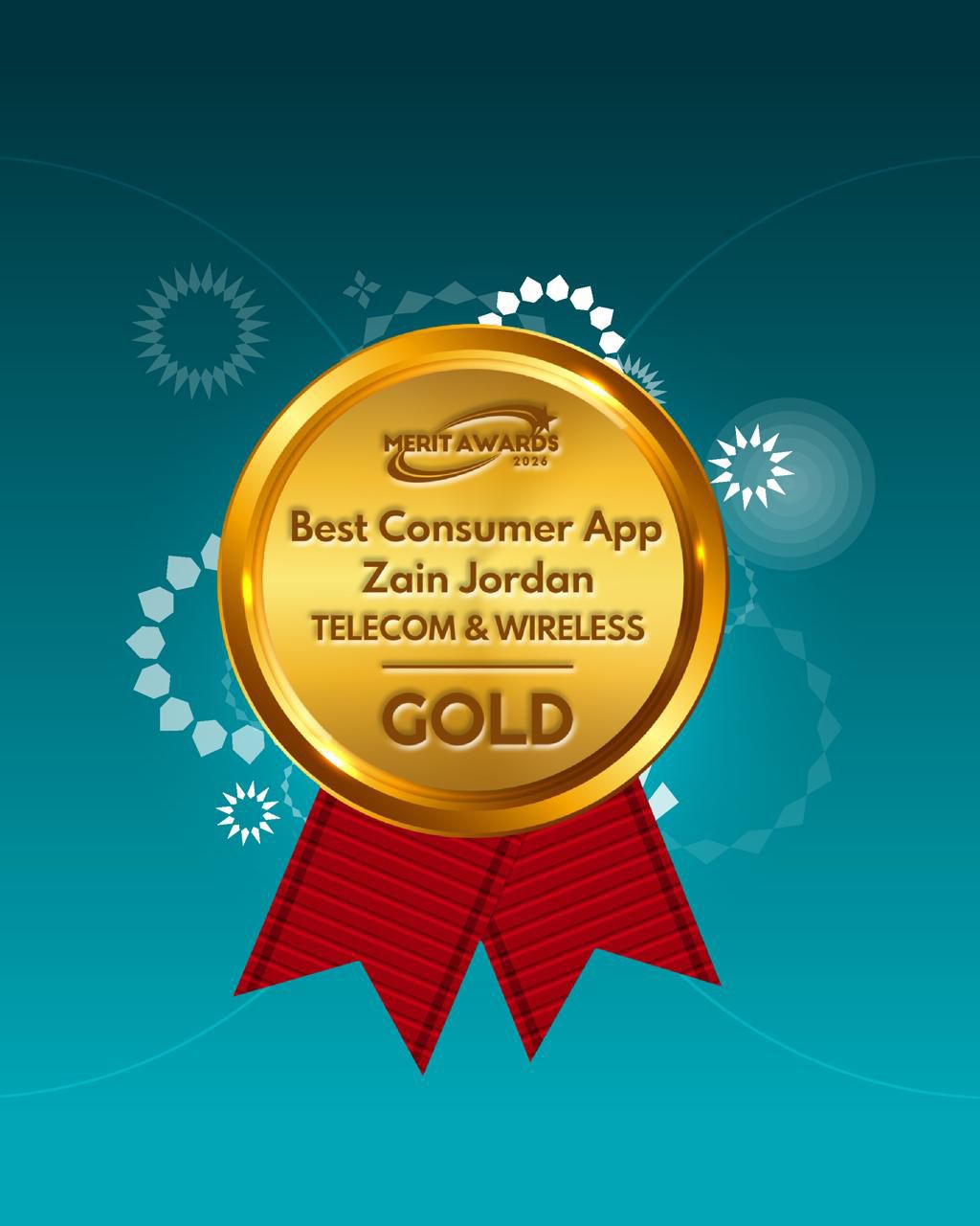 زين الأردن تحصد جائزة “أفضل تطبيق” ضمن جوائز Merit Awards 2026 عن تطبيقها Zain Jo