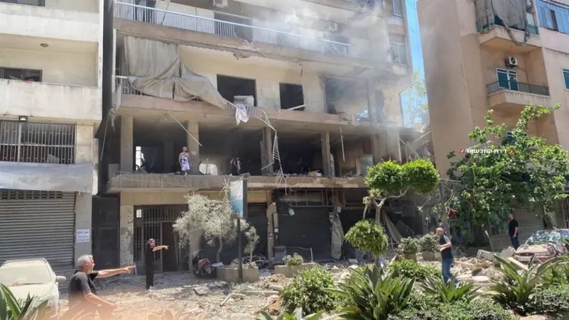 جيش الاحتلال يشن هجمات على أهداف لحزب الله في الضاحية الجنوبية