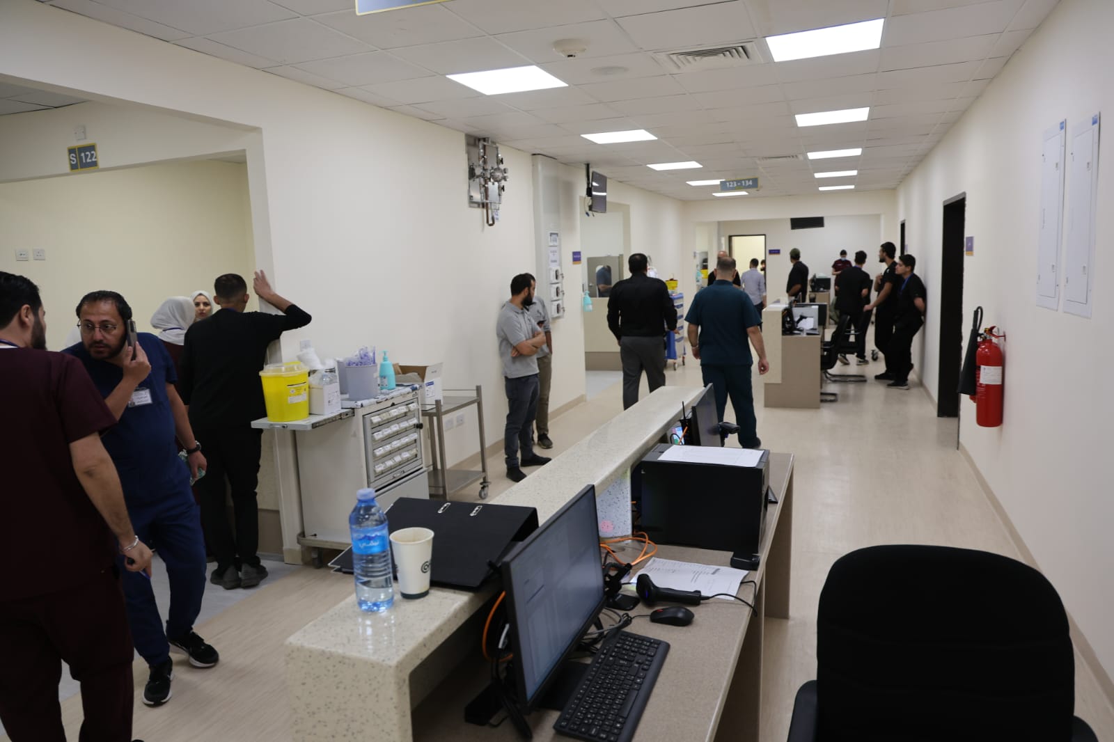 مستشفى عمان الميداني يستقبل أول حالة في قسم الطوارىء والعناية الحثيثة