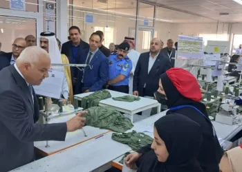 وزير العمل يفتتح توسعة فرع إنتاجي في مغير السرحان