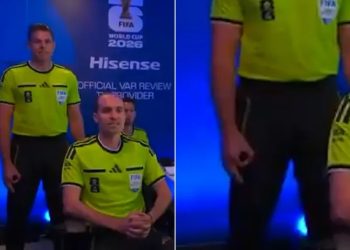 حركة غامضة من حكم الفار تثير جدلا واسعا في كأس العالم