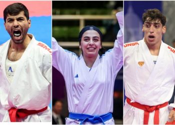 المصاطفة والجعفري ويارا ناصر إلى نهائيات بطولة آسيا للكراتيه