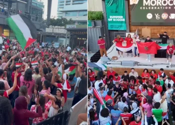 في دالاس.. دمي فلسطيني توحد حناجر الجماهير المصرية والمغربية