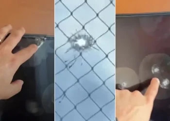 من الشارع إلى غرفة المعيشة.. كيف انتهت رصاصة طائشة داخل شاشة تلفزيون؟