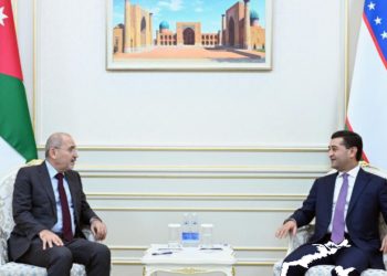 الصفدي يلتقي نظيره الأوزبكي في طشقند