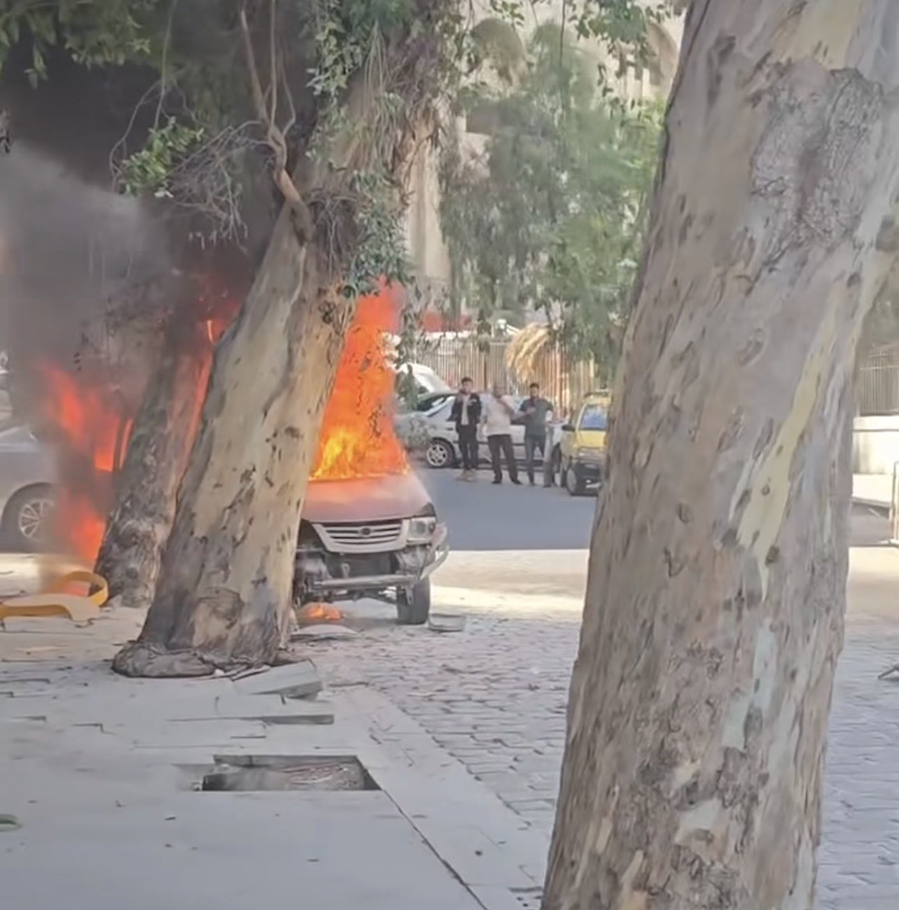 18 إصابة بينهم 4 عناصر شرطة في انفجارين وقعا بدمشق