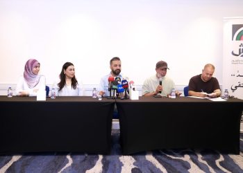 مؤتمر صحفي لفريق مسرحية “أم كلثوم” قبيل عرضها في “جرش”