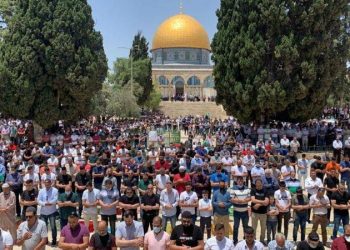 50 ألفا يؤدون صلاة الجمعة في المسجد الأقصى