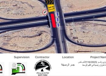 تحويلة مرورية لصيانة جسر الرصيفة على طريق عمّان التنموي الاثنين