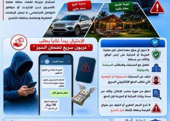 الأمن يحذر من إعلانات احتيالية لبيع المركبات وتأجير المزارع