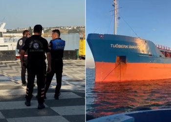 غرق ناقلة وفقدان 10 بحارة بعد حادث تصادم قبالة إسطنبول
