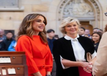 الملكة رانيا تلتقي السيدة الأولى للتشيك إيفا بافلوفا في براغ
