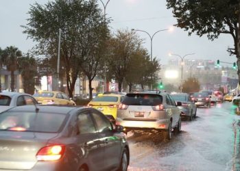 هطولات مطرية متوسطة إلى غزيرة في مختلف مناطق المملكة