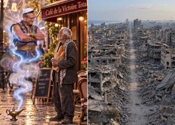 مصباح سحري وبرج إيفل.. بن غفير يروج لتهجير الغزيين في حملته الانتخابية