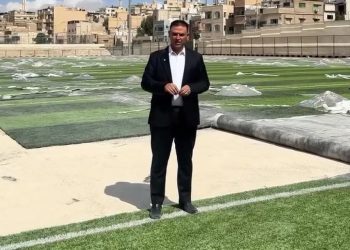 المصري يطالب حسان بحل مشكلة ملعب الزرقاء البلدي